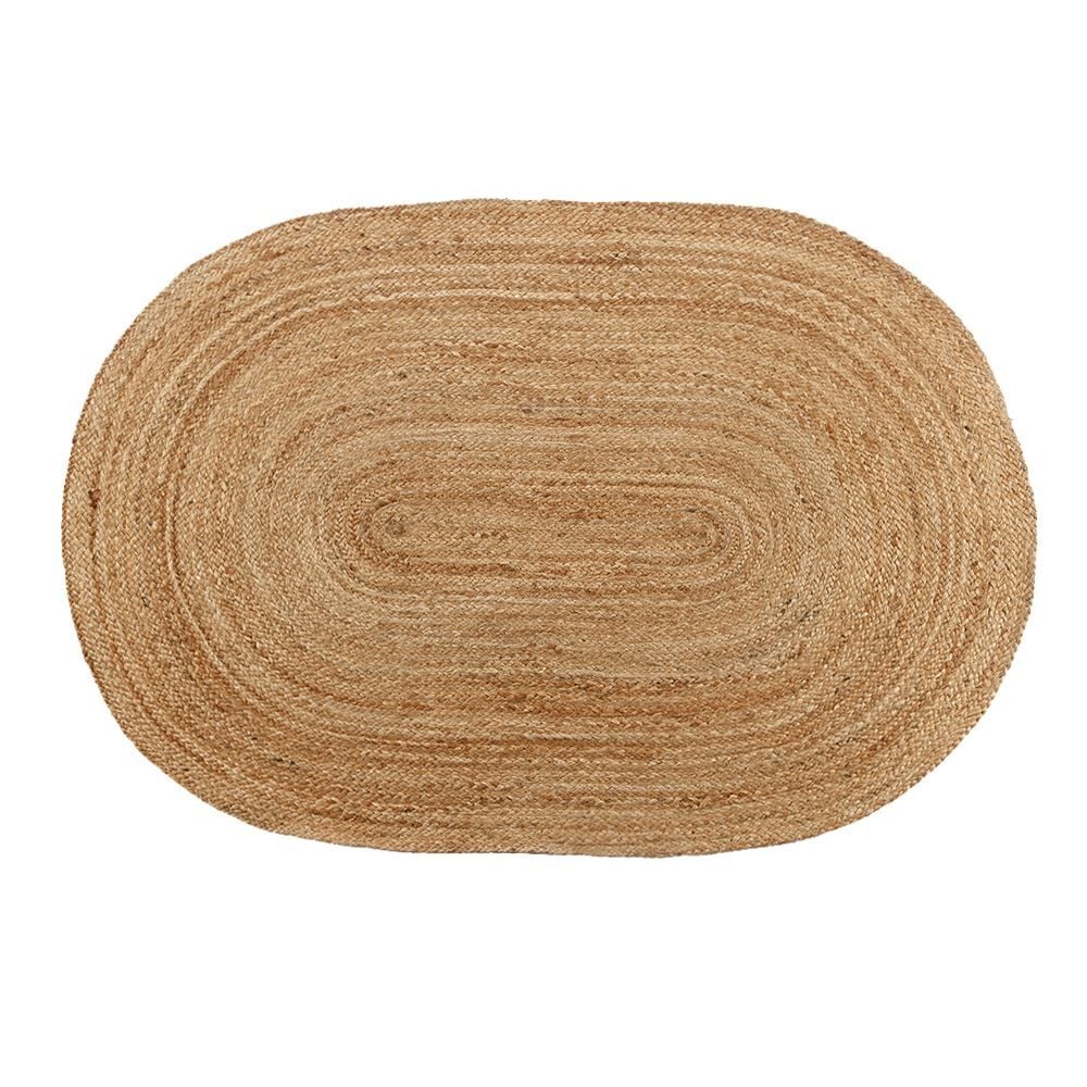 Tapete Para Quarto E Sala Malta 1,00X1,50 M Oval Havan Casa - Bege
