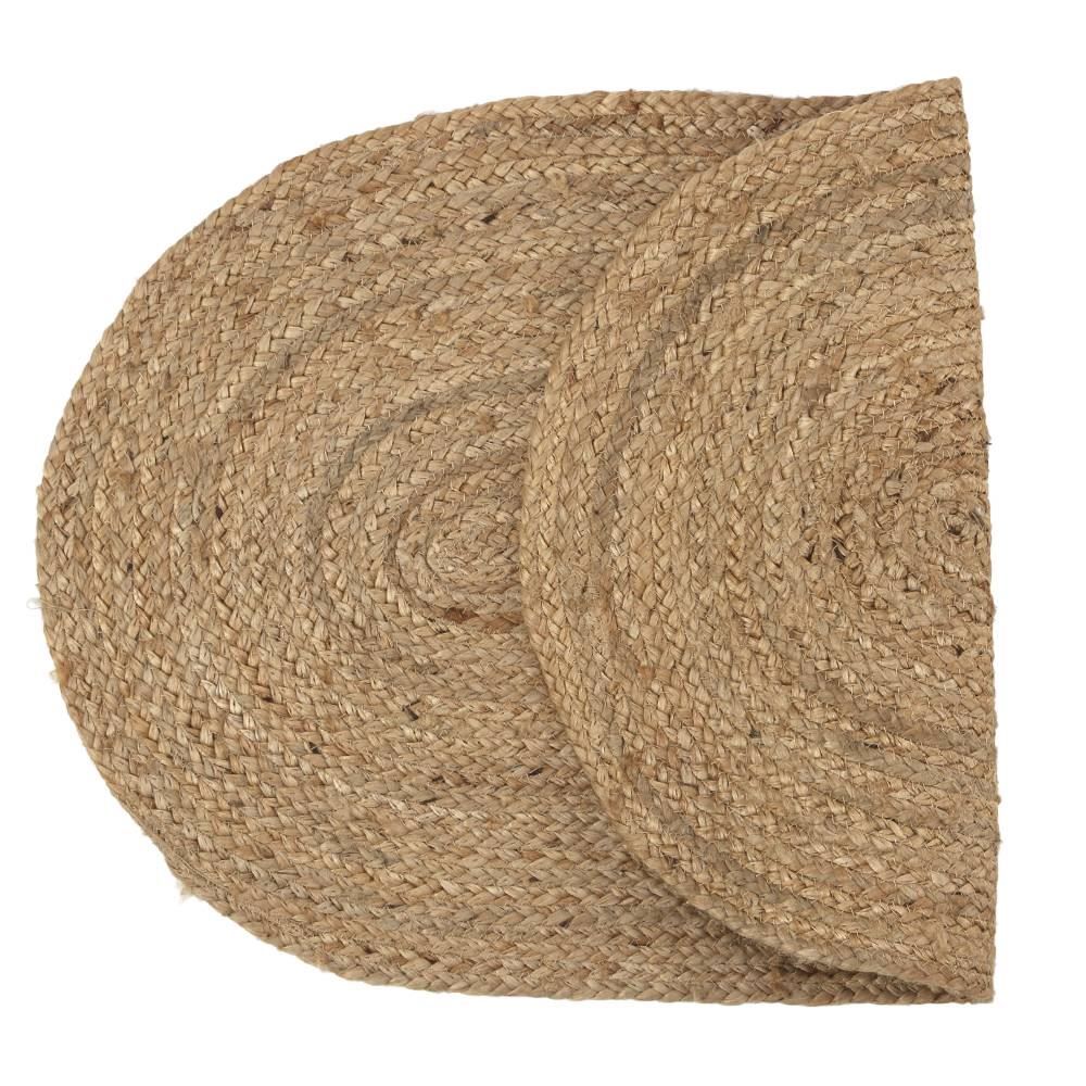 Tapete Malta 50X80 Cm Oval Havan Casa - Bege