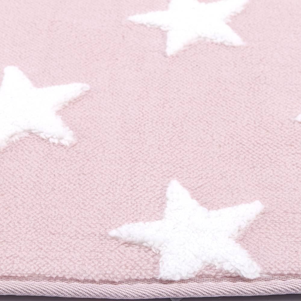 Tapete Infantil Mimo 70X100 Cm Jolitex - Estrela Rosa