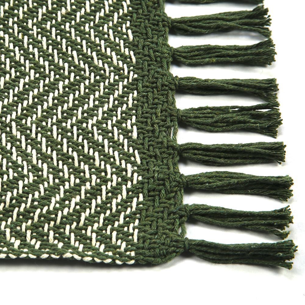 Tapete Naturale Para Quarto Ou Sala 40X60 Cm Havan Casa - Verde Oliva