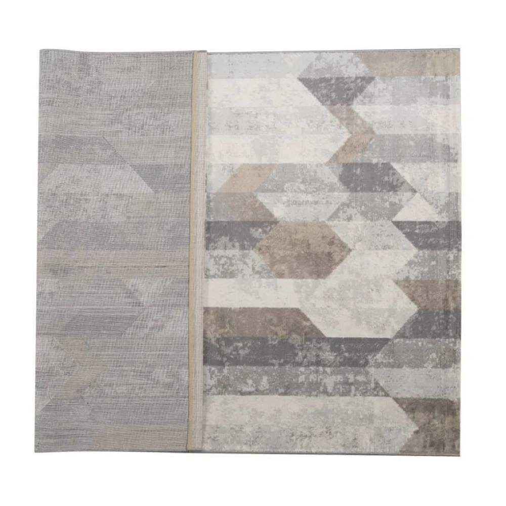 Tapete Para Quarto E Sala 2,00X3,00 M Nirvana Havan Casa - Cinza E Bege