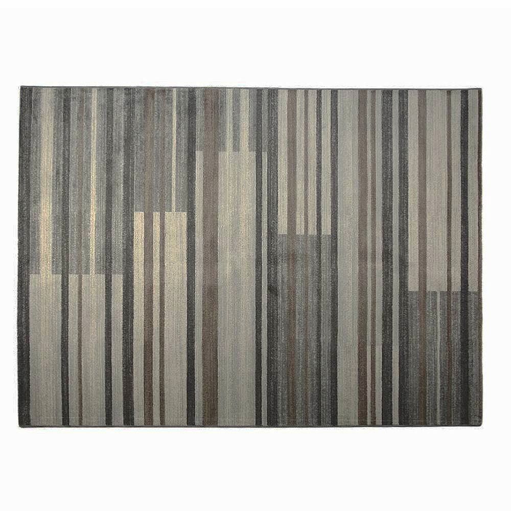 Tapete para Quarto e Sala 2,00X3,00 m Nirvana Havan Casa - Cinza Listras