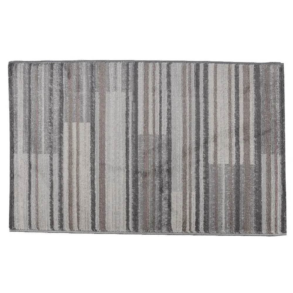 Tapete para Quarto e Sala 80Cmx1,50 m Nirvana Havan Casa - Cinza Listras