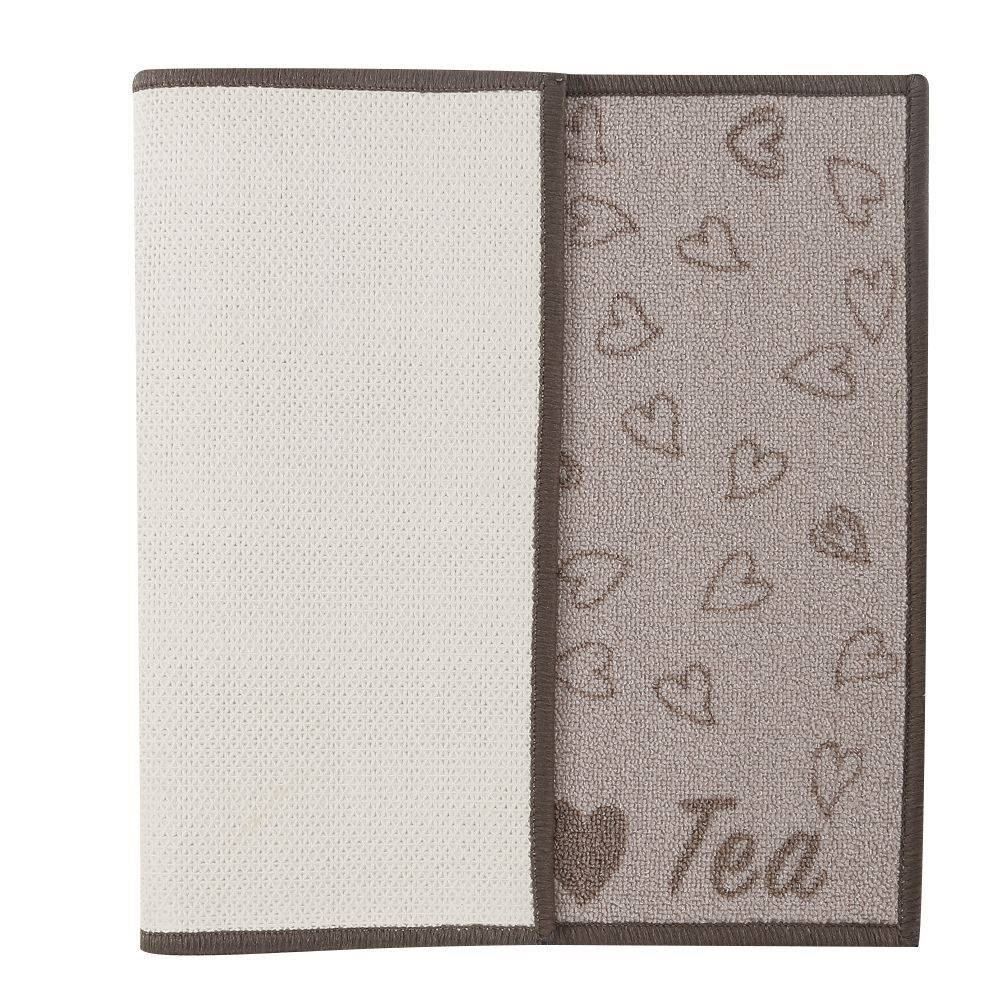Tapete Para Cozinha 50X70 Cm Napoli Havan Casa - I Love Tea Bege 