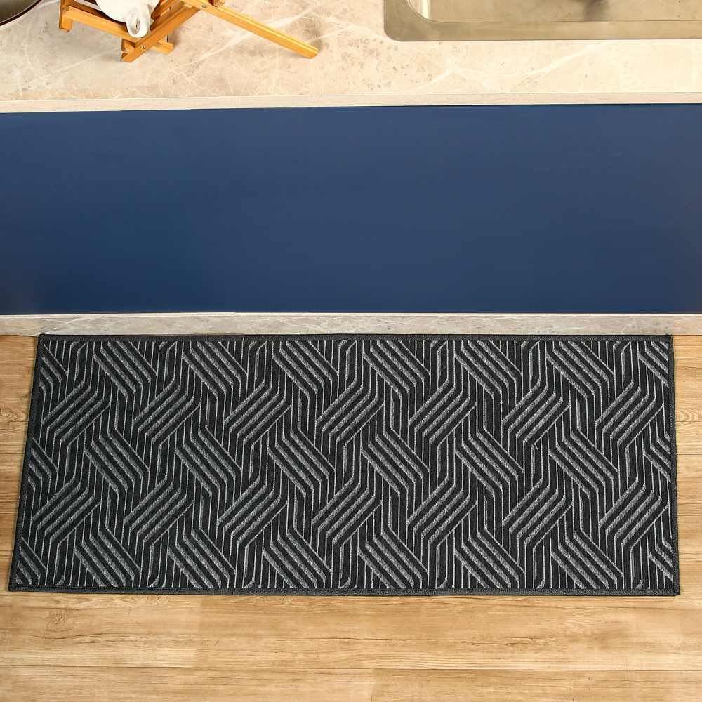 Tapete Para Cozinha Siena 50X120 Cm Havan Casa - Chumbo Azulejo