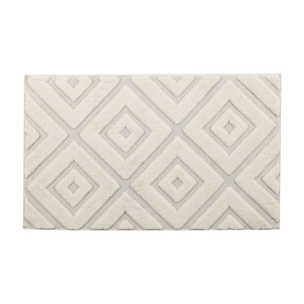 Tapete Para Quarto E Sala 60Cmx1,00M Milano Havan Casa - Marfim Losango