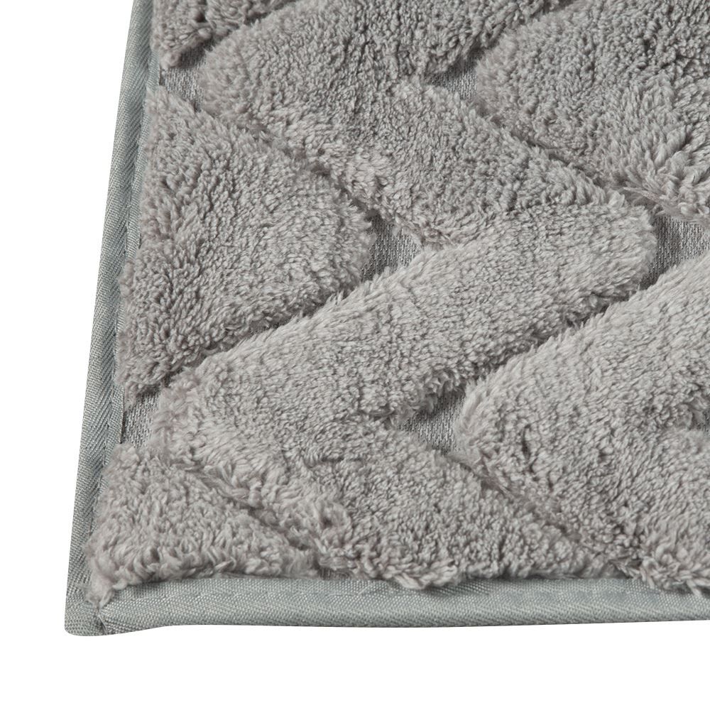 Tapete Para Quarto E Sala 60X 100 Cm Milano Havan Casa - Cinza Chevron