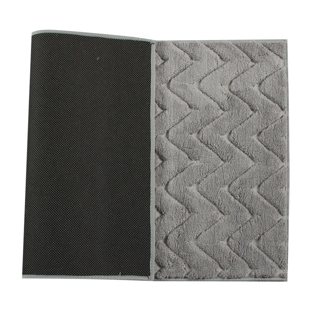 Tapete Para Quarto E Sala 60X 100 Cm Milano Havan Casa - Cinza Chevron