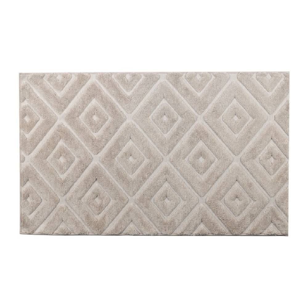 Tapete para Quarto e Sala 60Cmx100m Milano Havan Casa - Bege Losango