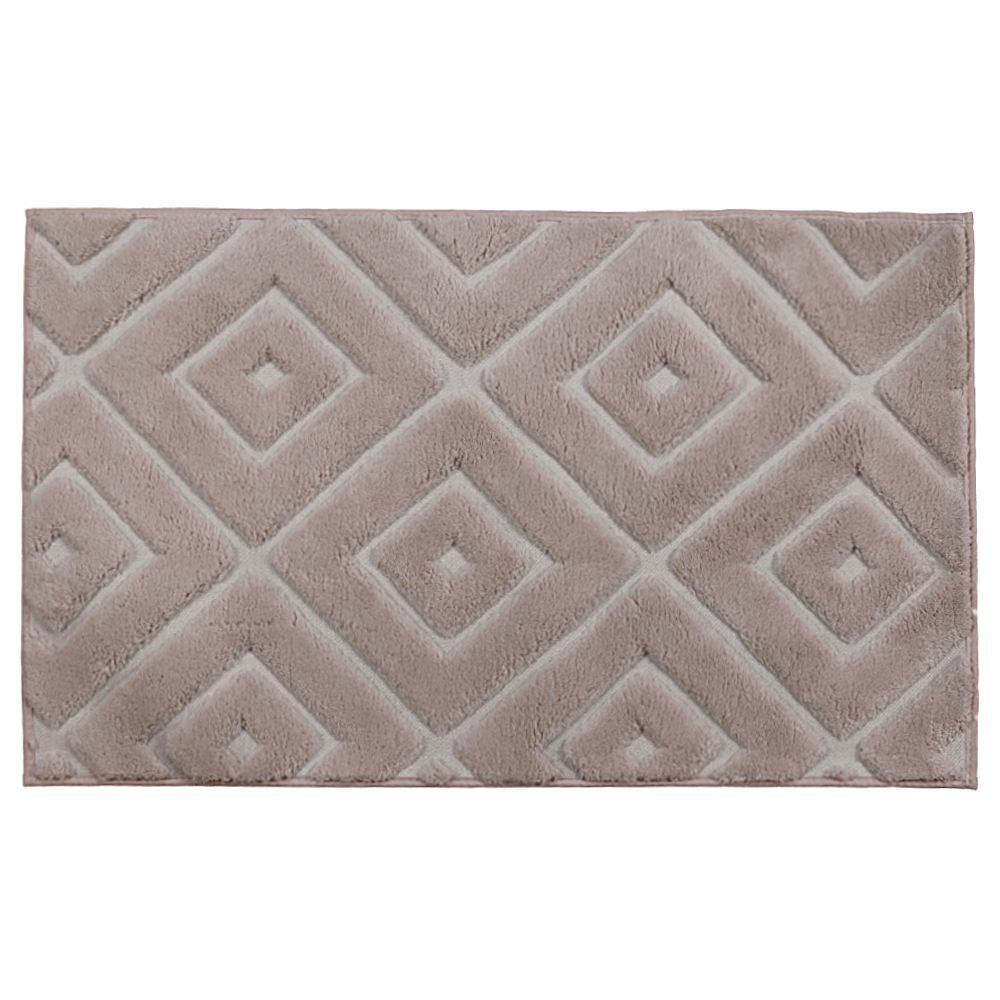 Tapete para Quarto e Sala 60Cmx100m Milano Havan Casa - Bege Losango