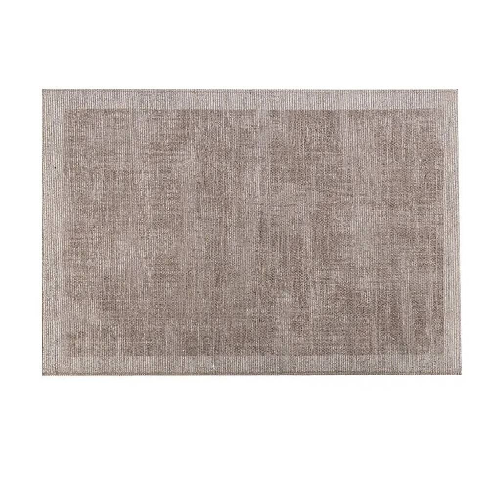 Tapete Para Quarto E Sala 1,40X2,00 M Cairo Havan Casa - Moldura Bege E Marrom