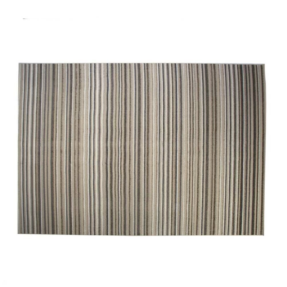 Tapete para Quarto e Sala 1,40X2,00 m Kyoto Havan Casa - Creme E Cinza