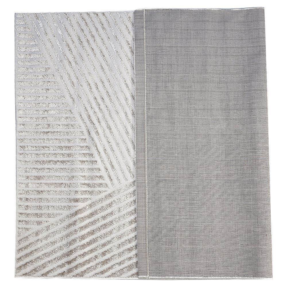 Tapete para Quarto e Sala 1,40X2,00 m Dubai Havan Casa - Bege Linhas