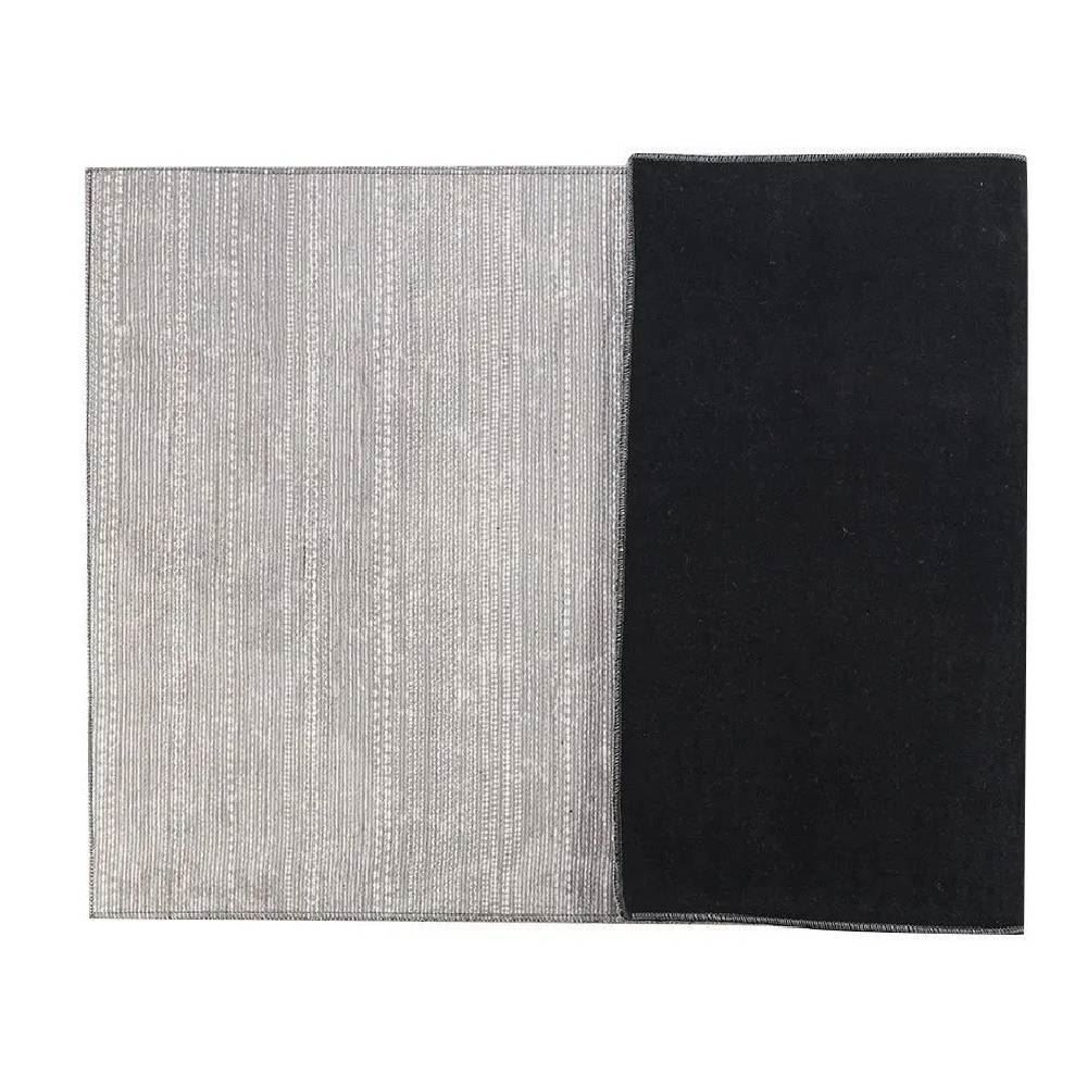 Tapete Para Quarto E Sala 2,00X2,50 M Cairo Havan Casa - Listras Cinza