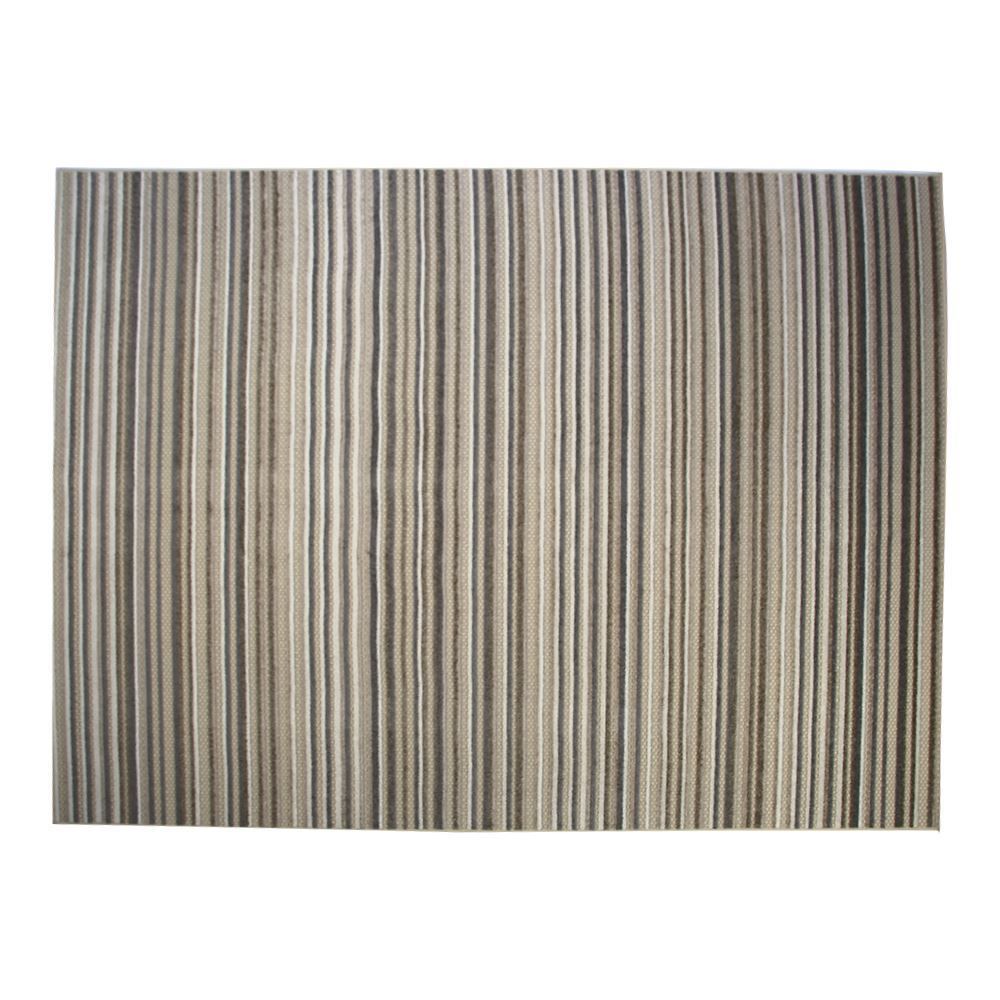 Tapete para Quarto e Sala 2,00X2,50 m Kyoto Havan Casa - Creme E Cinza