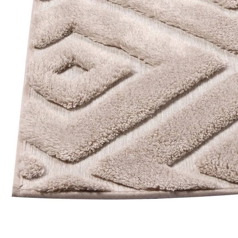 Tapete Para Quarto E Sala 2,00X2,50 M Milano Havan Casa - Bege Losango