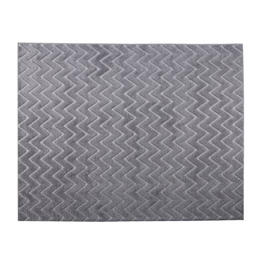 Tapete Para Quarto E Sala 2,00X2,50 M Milano Havan Casa - Cinza Chevron
