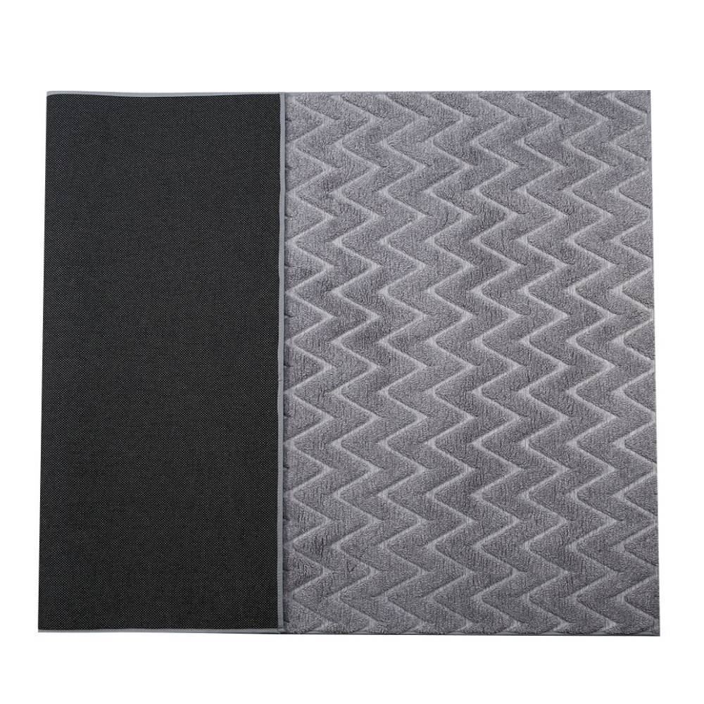 Tapete Para Quarto E Sala 2,00X2,50 M Milano Havan Casa - Cinza Chevron