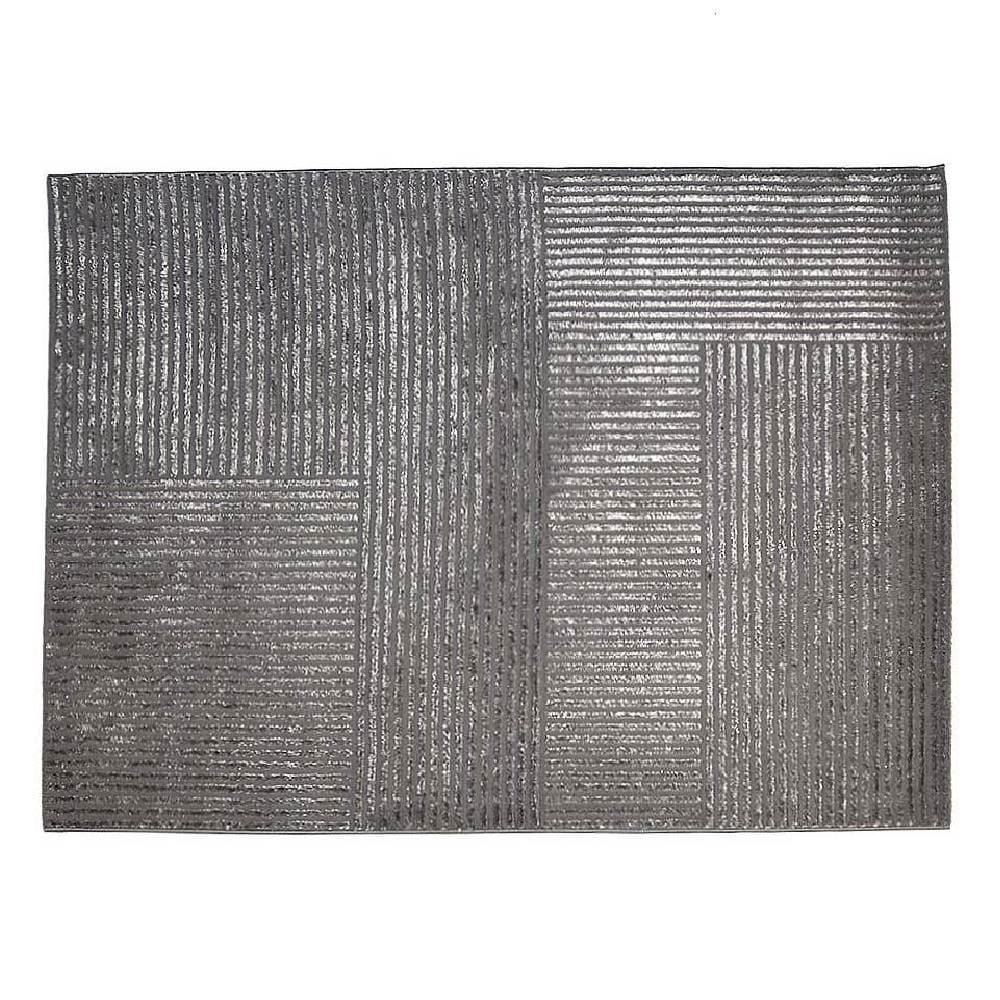 Tapete para Quarto e Sala 2,00X3,00 m Dubai Havan Casa - Cinza Linhas