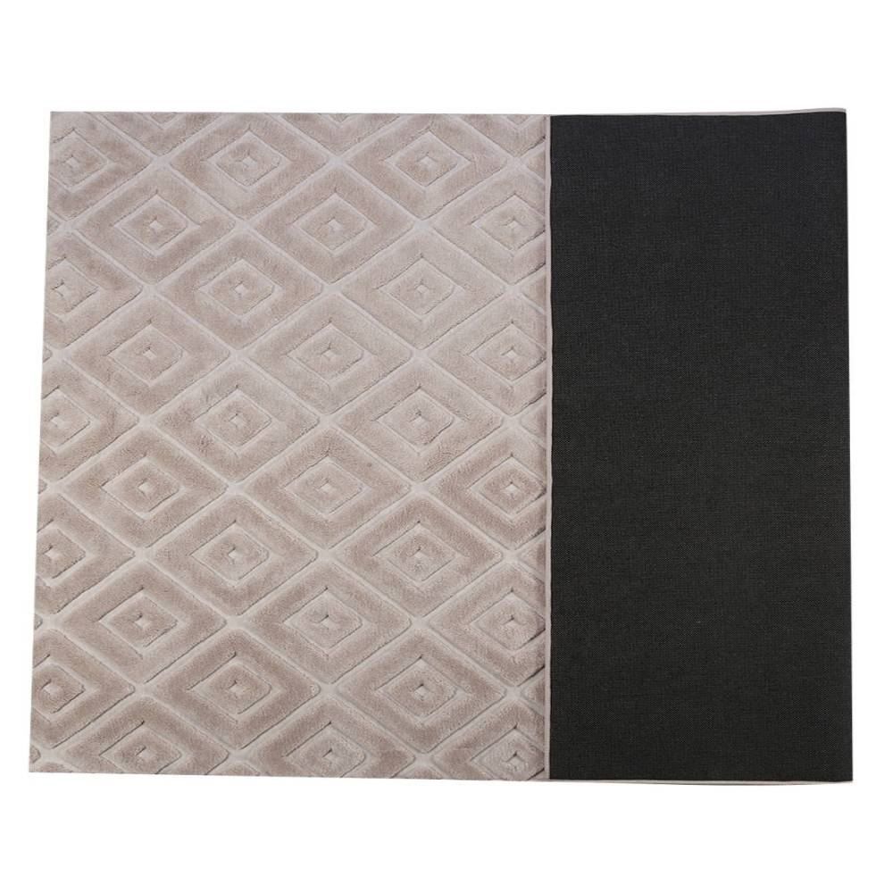 Tapete Para Quarto E Sala 2,00X3,00 M Milano Havan Casa - Bege Losango