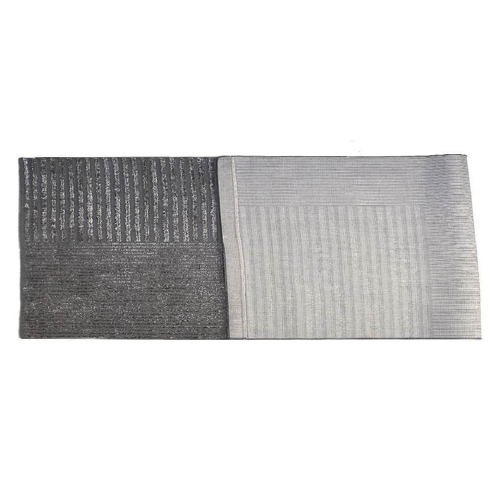 Tapete Passadeira 57Cmx1,80 m Dubai Havan Casa - Cinza Linhas