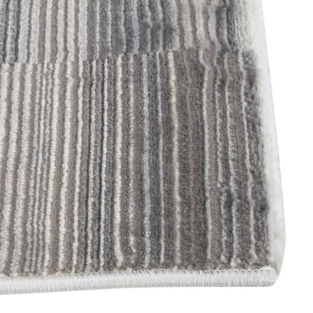 Tapete Passadeira 57Cmx1,80 m London Havan Casa - Cinza Geo