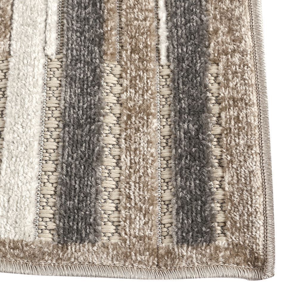 Tapete para Quarto e Sala 80Cmx1,50M Kyoto Havan Casa - Creme E Marrom