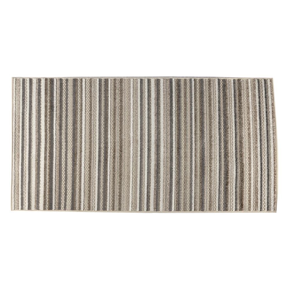 Tapete para Quarto e Sala 80Cmx1,50M Kyoto Havan Casa - Creme E Cinza