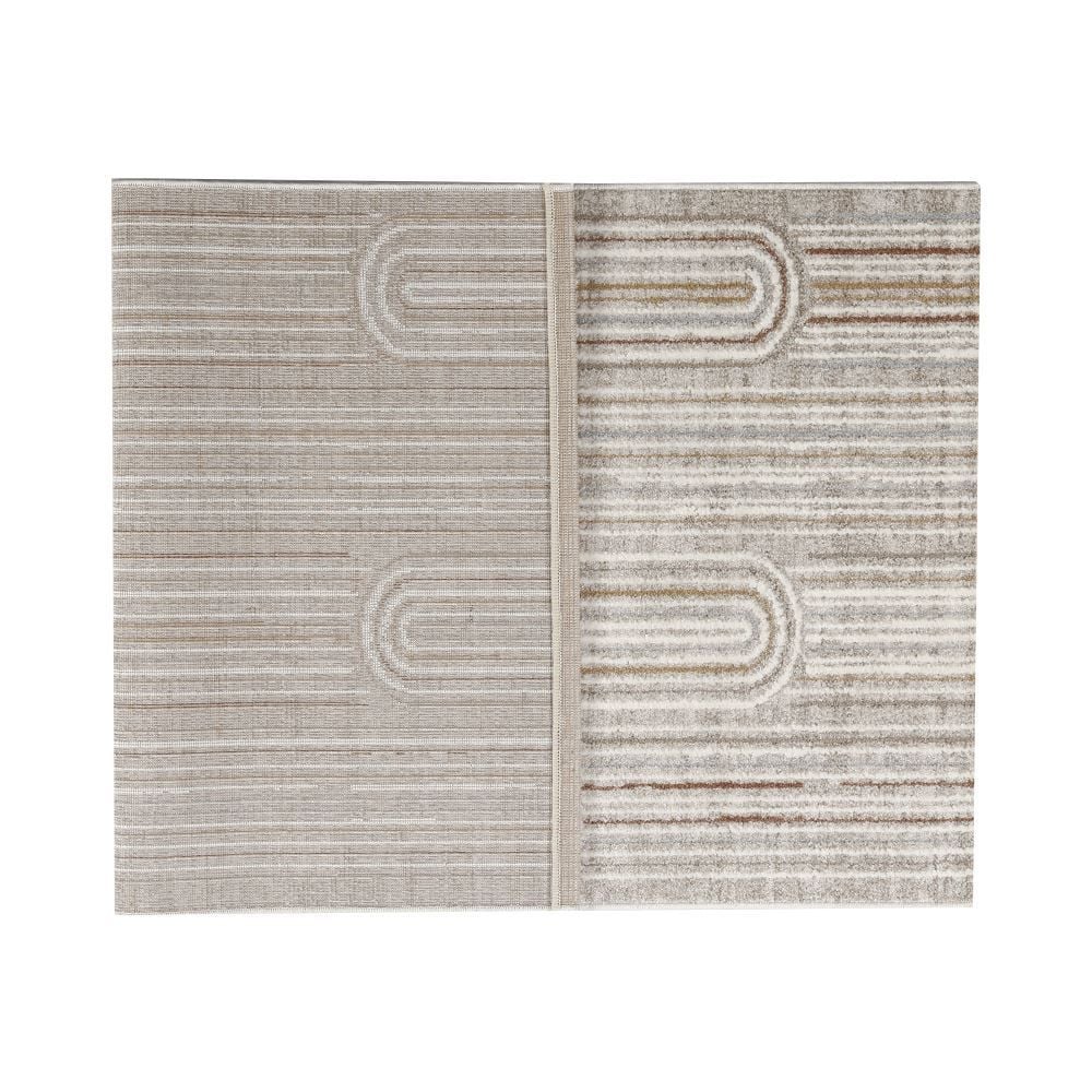 Tapete Para Quarto E Sala 80X150 Cm Atenas Havan Casa - Bege Azul