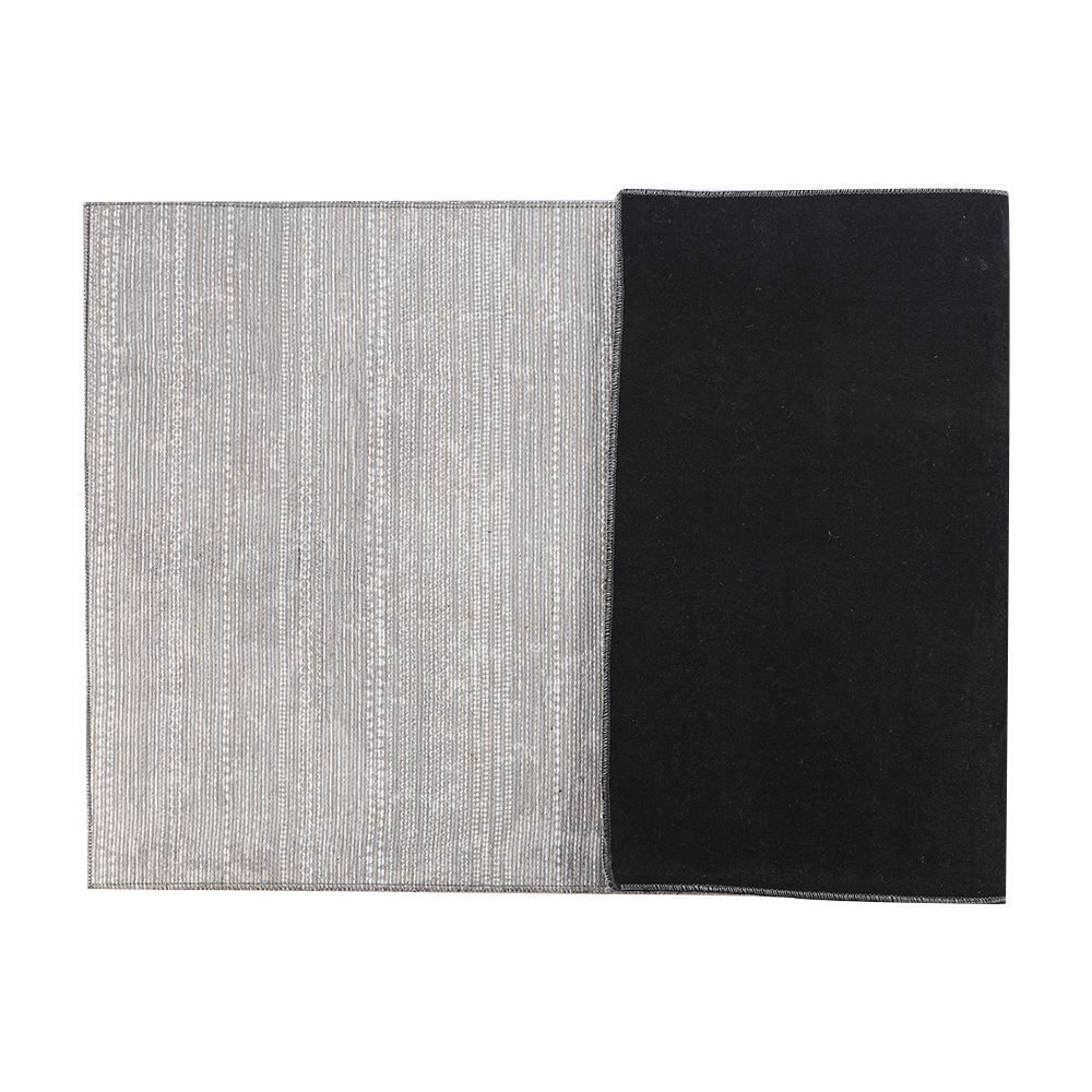 Tapete Para Quarto E Sala 80X150 Cm Cairo Havan Casa - Cinza Listras