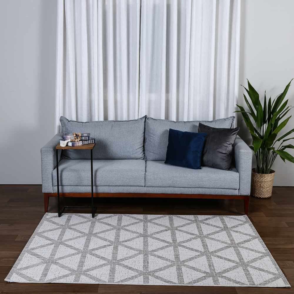 Tapete Para Quarto E Sala Amazonas Sisal 1,40X2,00 Havan - Bege Geométrico