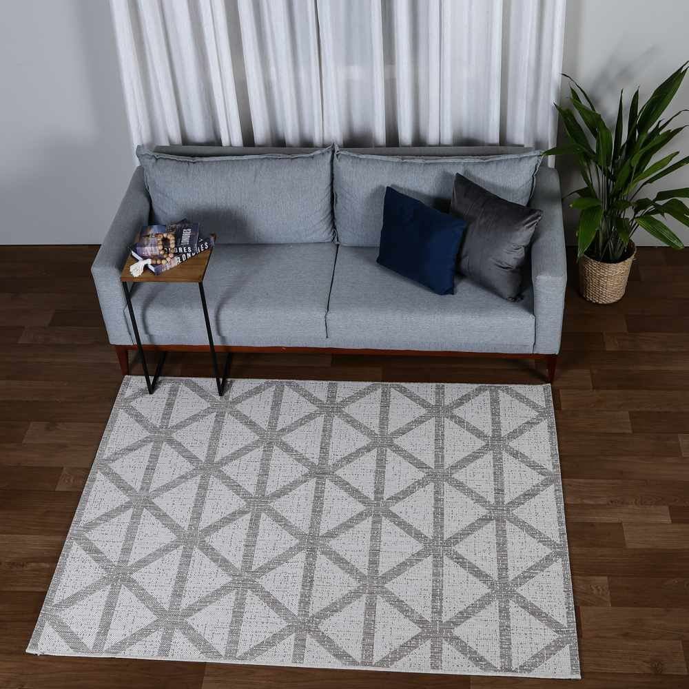 Tapete Para Quarto E Sala Amazonas Sisal 1,40X2,00 Havan - Bege Geométrico