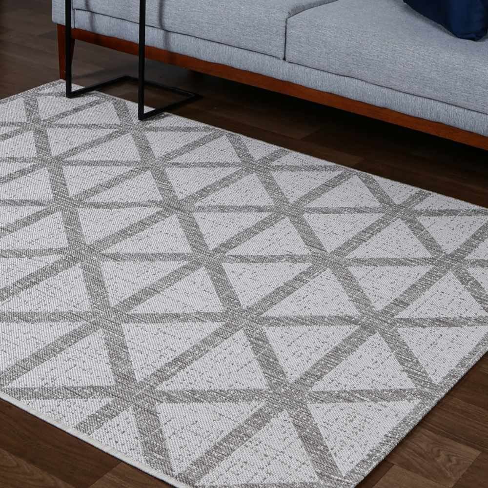 Tapete Para Quarto E Sala Amazonas Sisal 1,40X2,00 Havan - Bege Geométrico