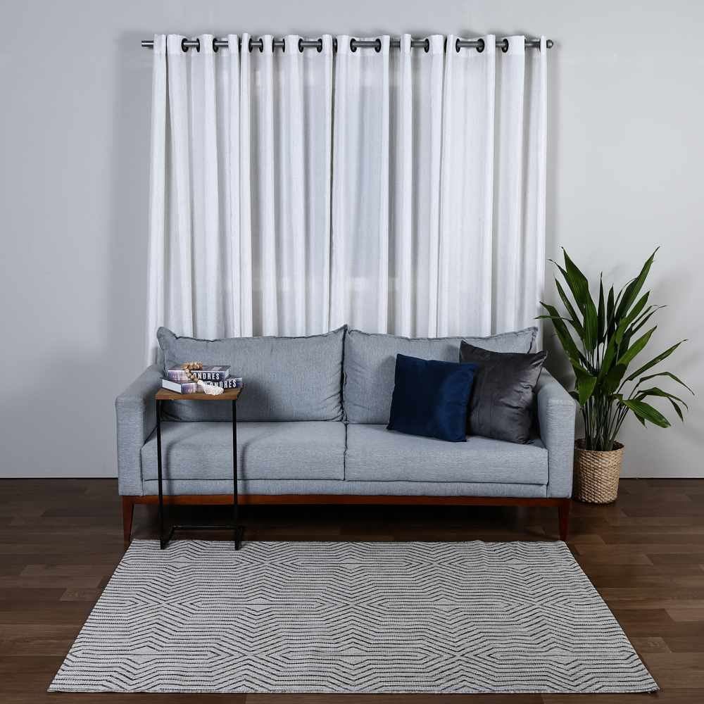 Tapete Para Quarto E Sala Amazonas Sisal 1,40X2,00 Havan - Sisal Prata