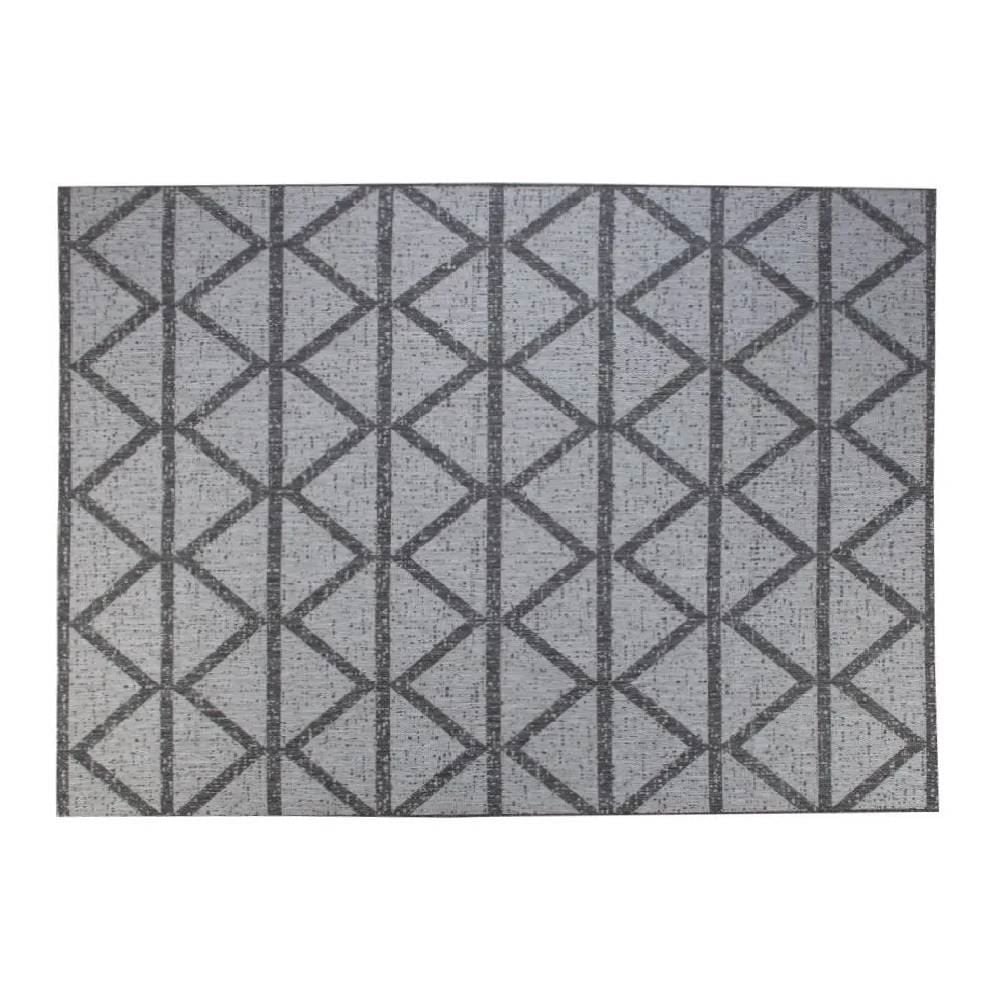 Tapete para Quarto e Sala Amazonas Sisal 1,40X2,00 Metros Havan - Geométrico Cinza