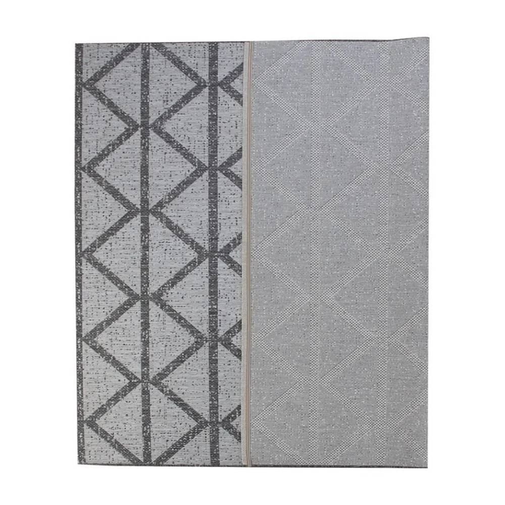 Tapete para Quarto e Sala Amazonas Sisal 1,40X2,00 Metros Havan - Geométrico Cinza