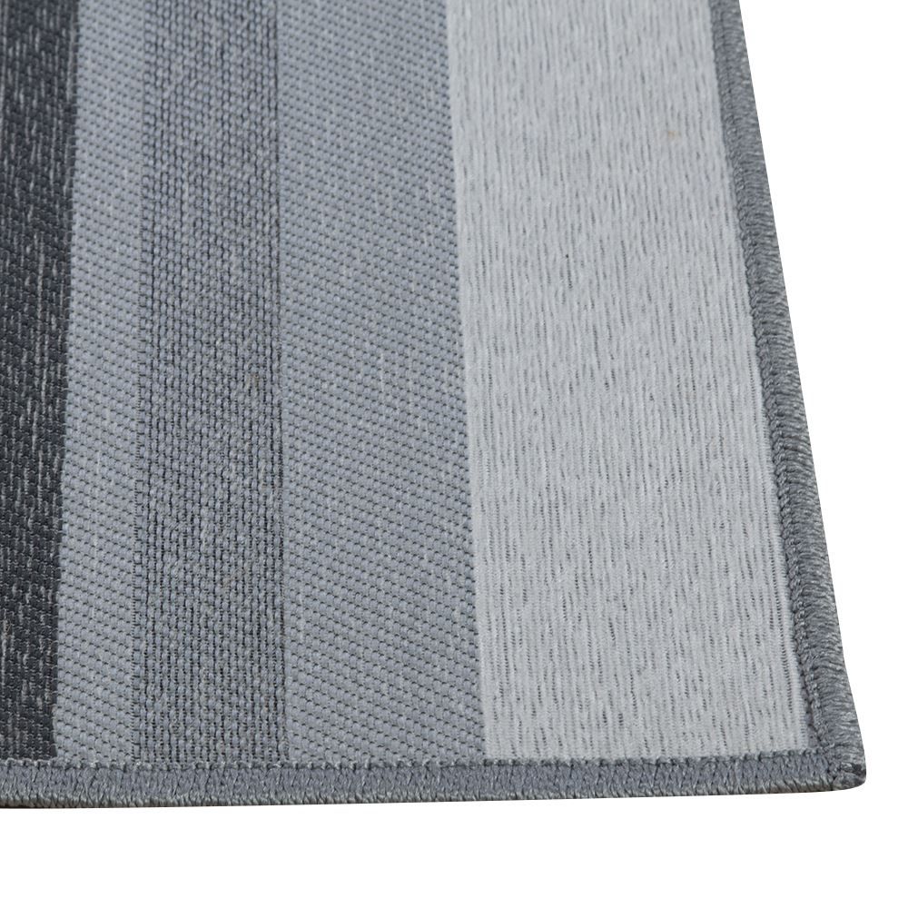 Tapete Para Quarto E Sala 1,00X1,50 M Siena Havan Casa - Faixas Grafite