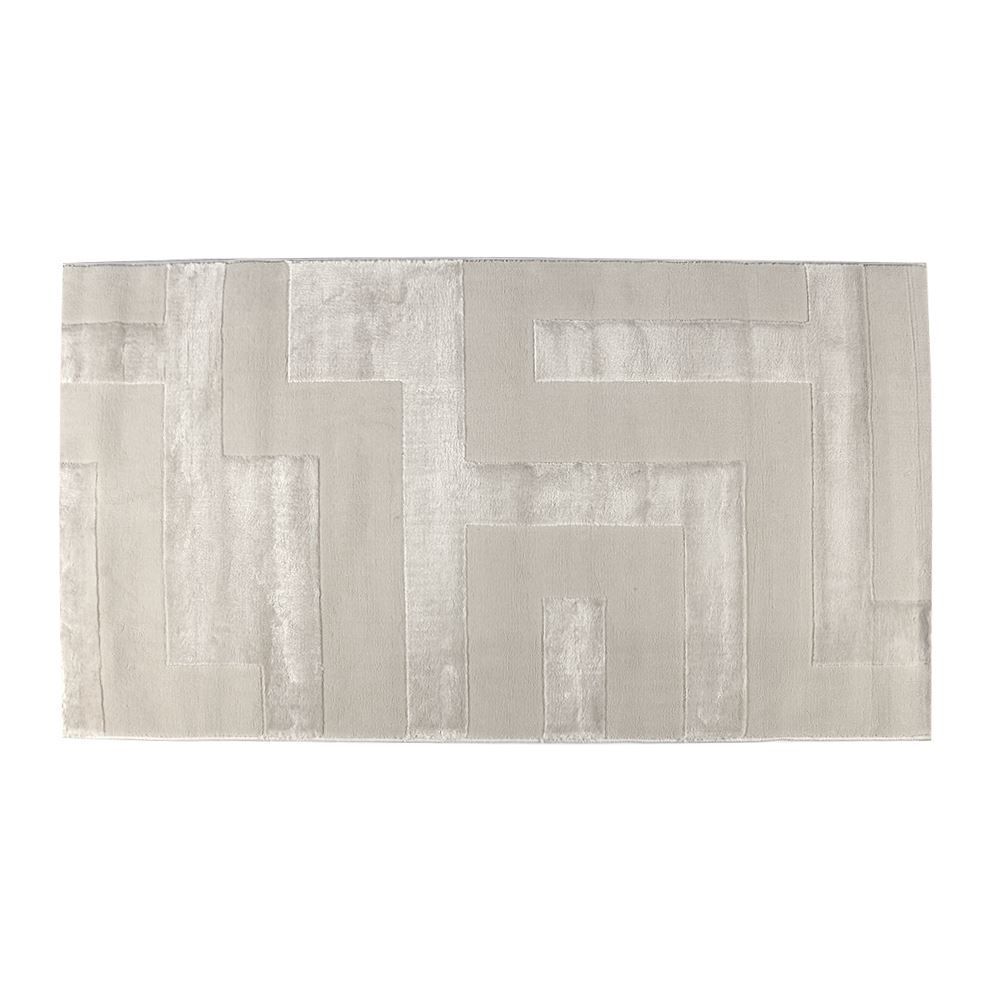 Tapete para Quarto Ou Sala 80X150 cm Provence Havan Casa - Bege