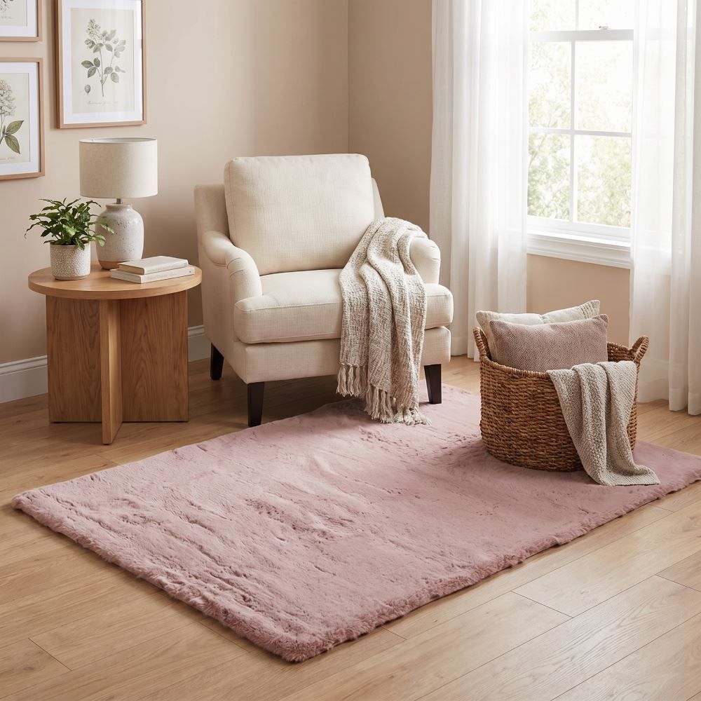 Tapete para Quarto Ou Sala 1,40X2,00M Epic Havan Casa - Rosa