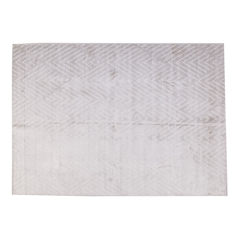 Tapete Para Quarto Ou Sala 1,40X2,00 M Faro Havan Casa - Escamas Cinza E Bege