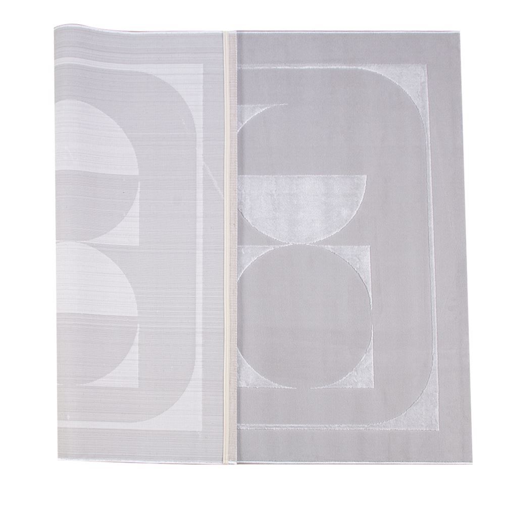 Tapete Para Quarto Ou Sala 1,40X2,00M Provence Havan Casa - Círculos Cinza