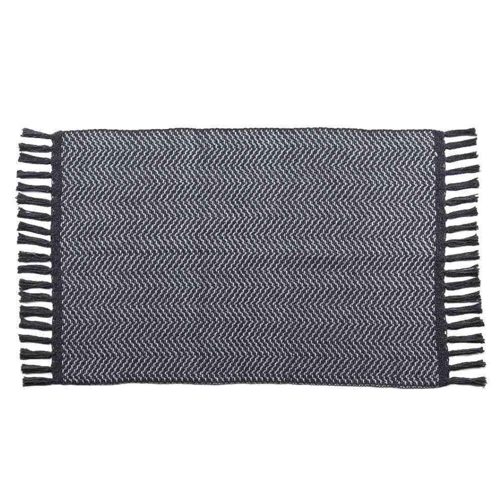 Tapete Para Quarto Ou Sala 50X80 Cm Naturalle Havan Casa - Cinza