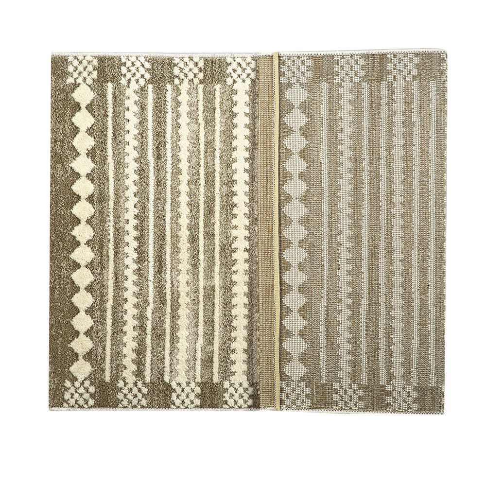 Tapete Para Quarto Ou Sala Atenas 60X100 Cm Havan Casa - Listras Bege