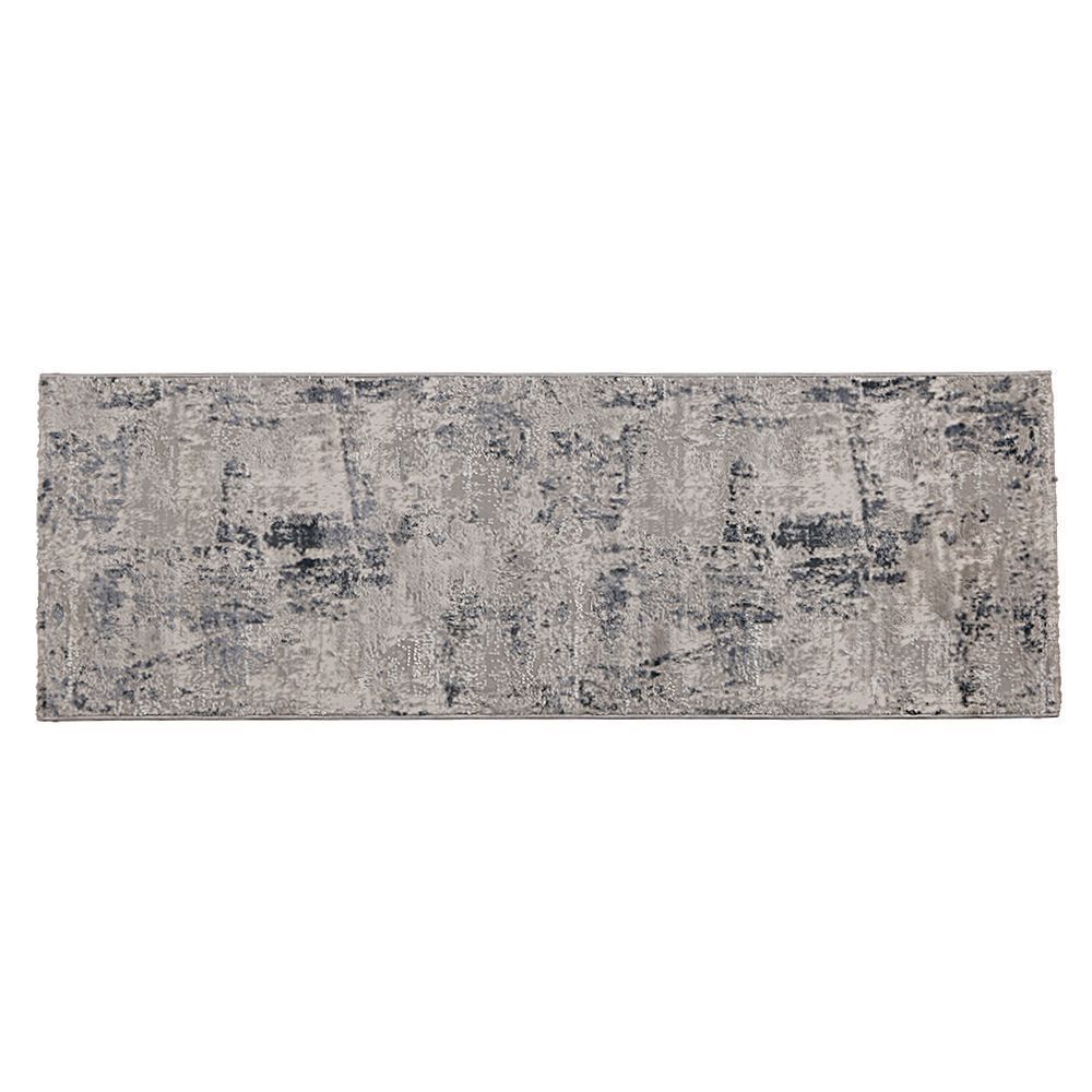 Tapete Passadeira 60Cmx1,80 m Ibiza Havan Casa - Cinza Azul