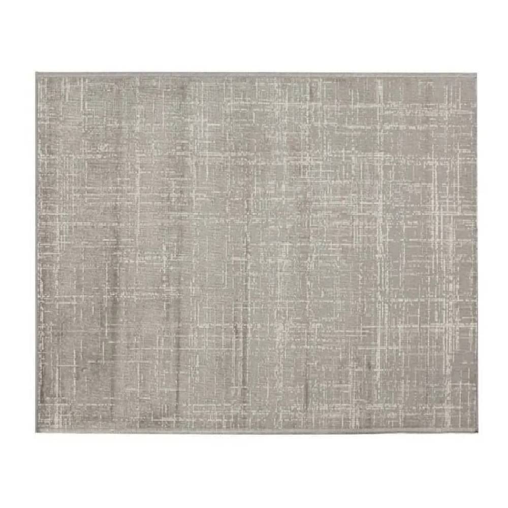 Tapete Para Quarto E Sala 2,00X2,40 M Belga Havan Casa - Linho Cinza E Bege