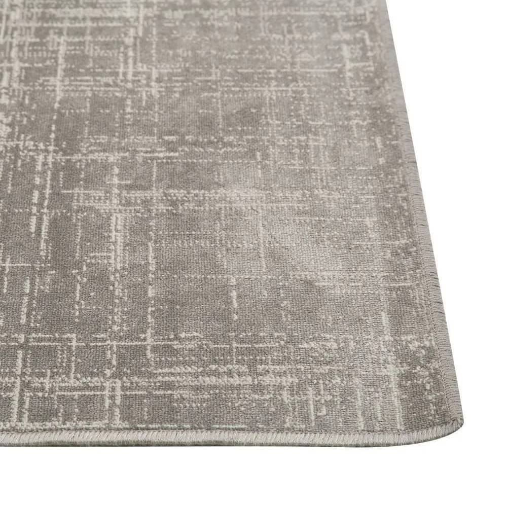 Tapete Para Quarto E Sala 2,00X2,40 M Belga Havan Casa - Linho Cinza E Bege