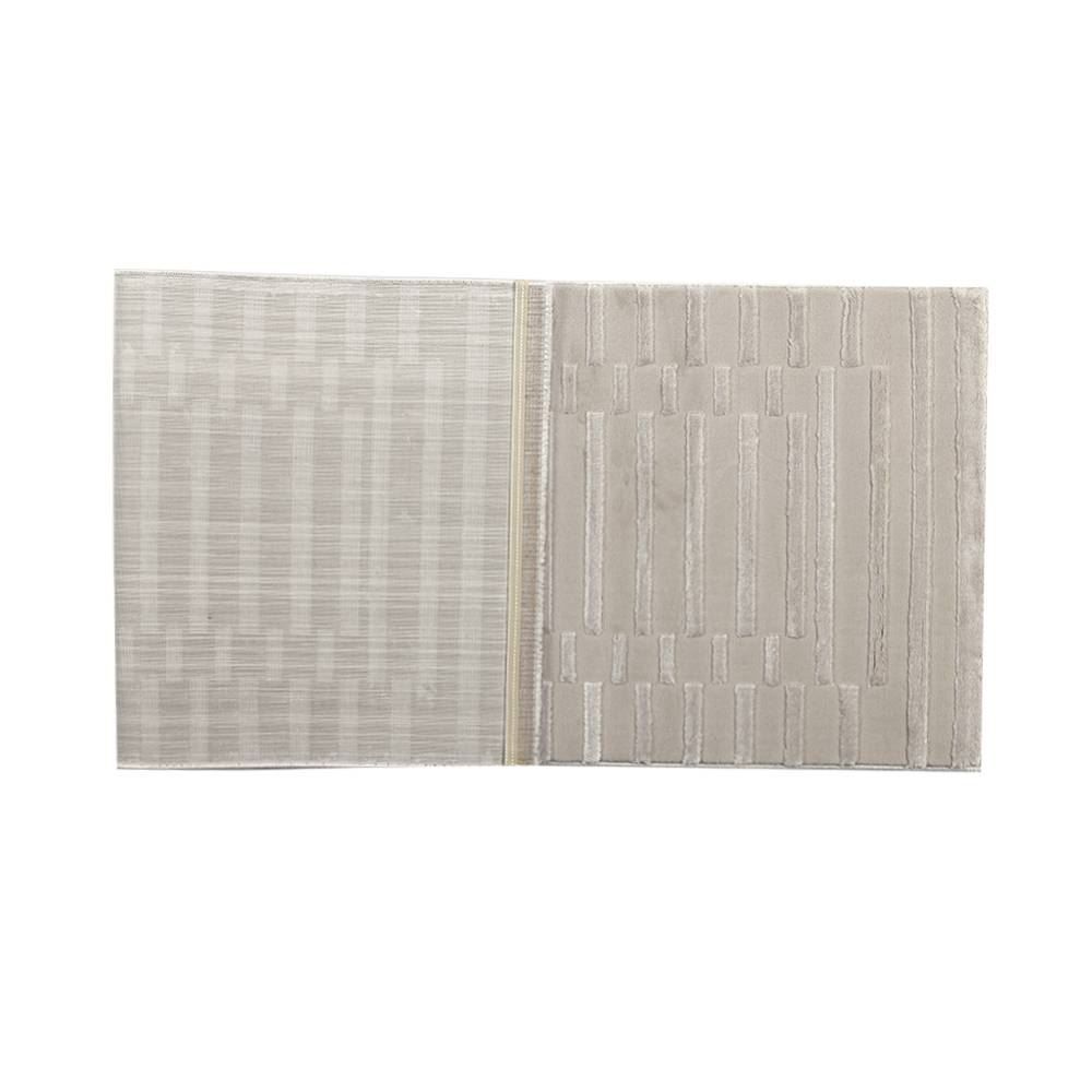 Tapete Passadeira Provence 66X180 Cm Havan Casa - Bege Listras