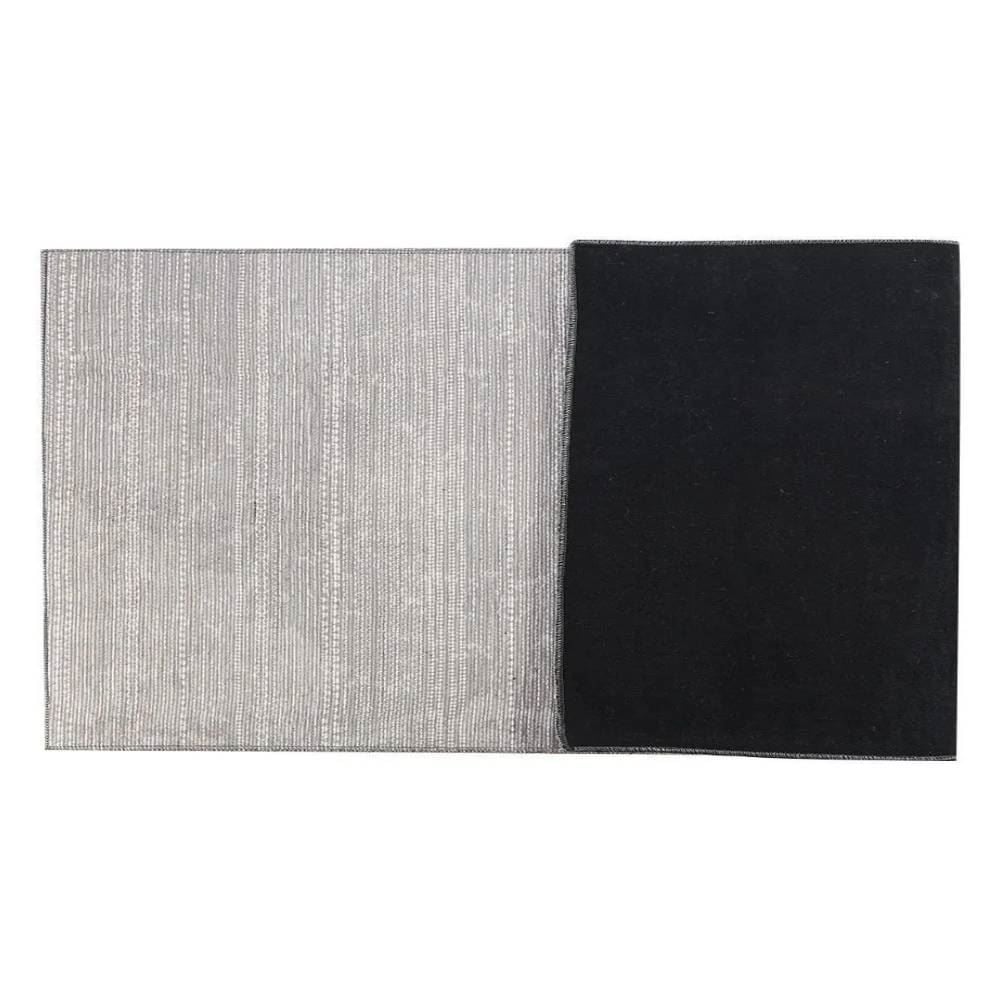 Tapete Passadeira 67 Cmx1,80 M Cairo Havan Casa - Cinza Listras