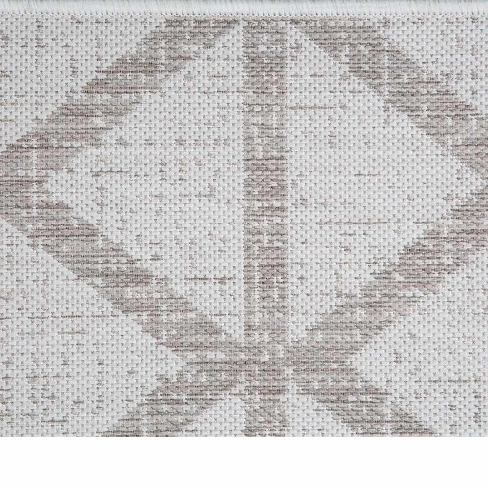 Tapete Passadeira Amazonas 0,80X1,50 M Havan Casa - Triângulo Bege