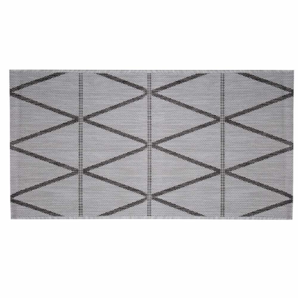 Tapete Passadeira Amazonas 0,80X1,50 M Havan Casa - Cinza Grafite